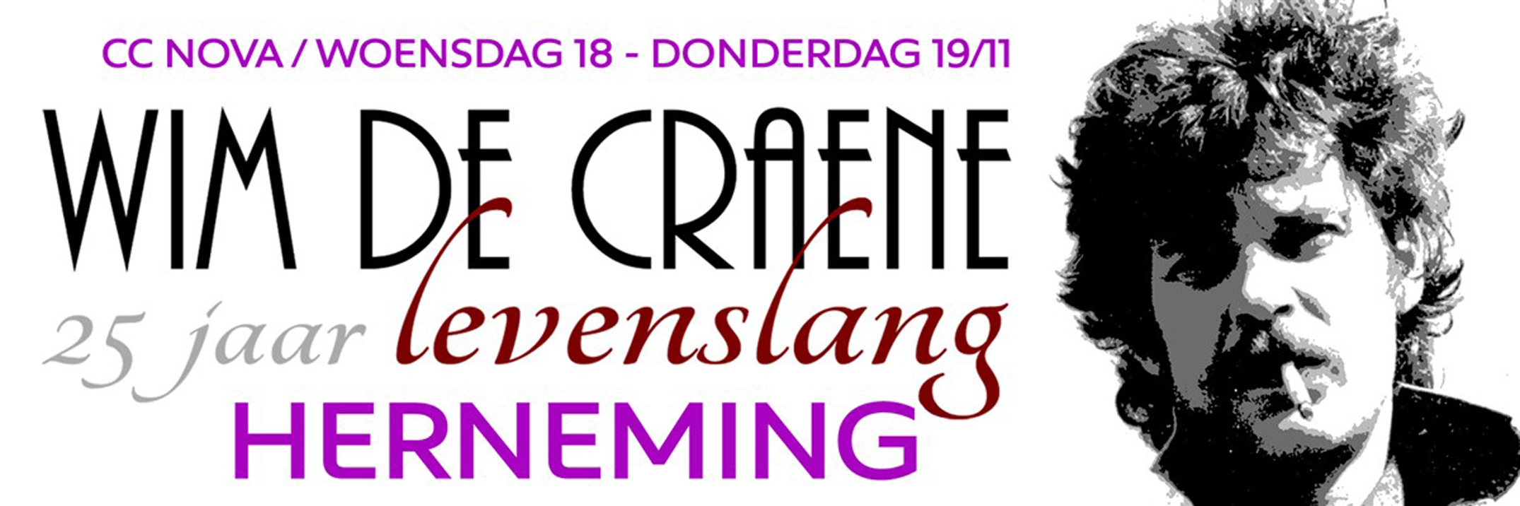 2015 Concert Wim De Craene 25 jaar Levenslang