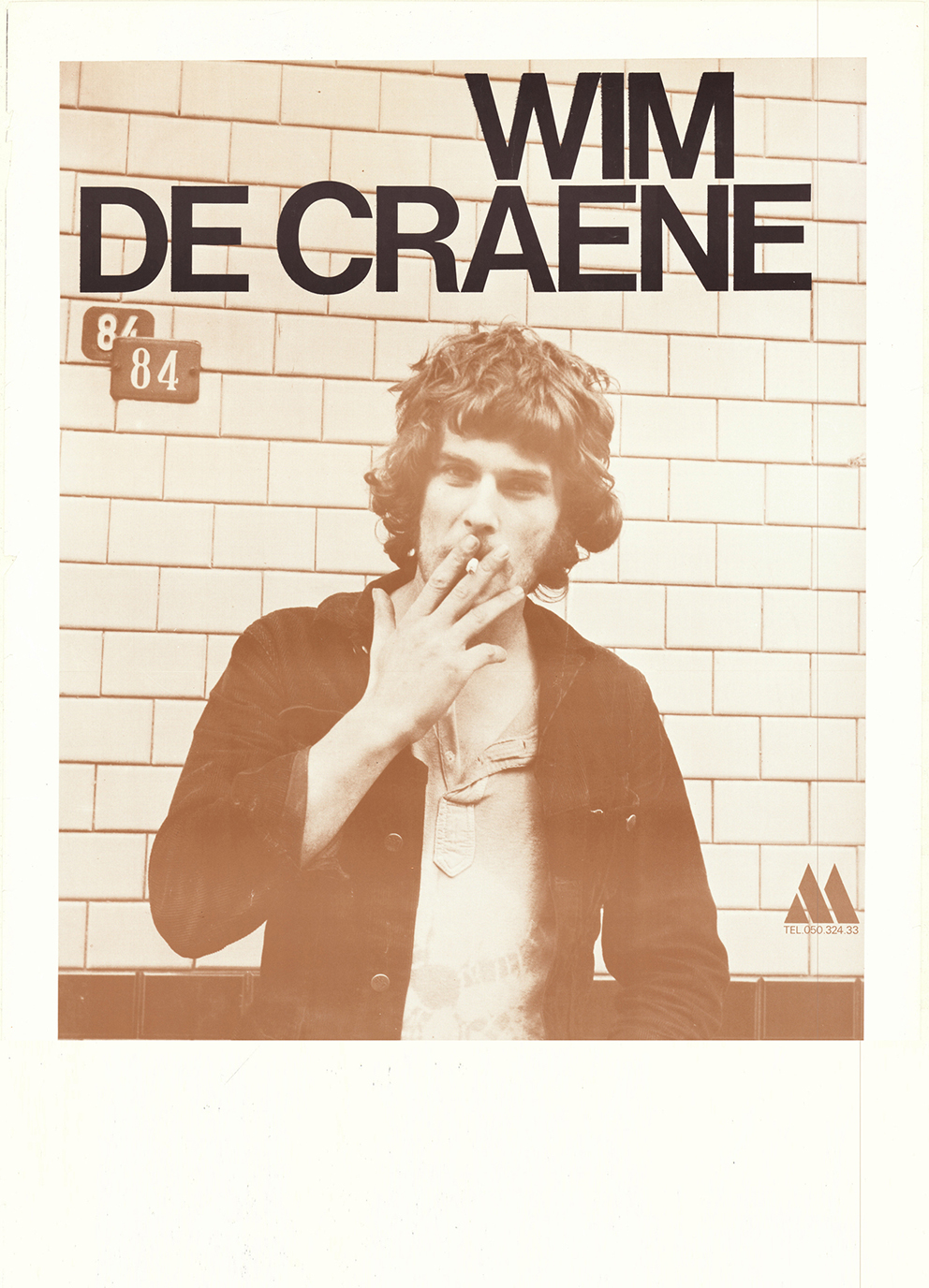1973 Wim De Craene, eerste album, eerste affiche