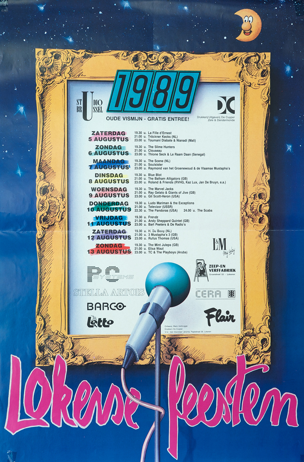 1989 Affiche Lokerse feesten
